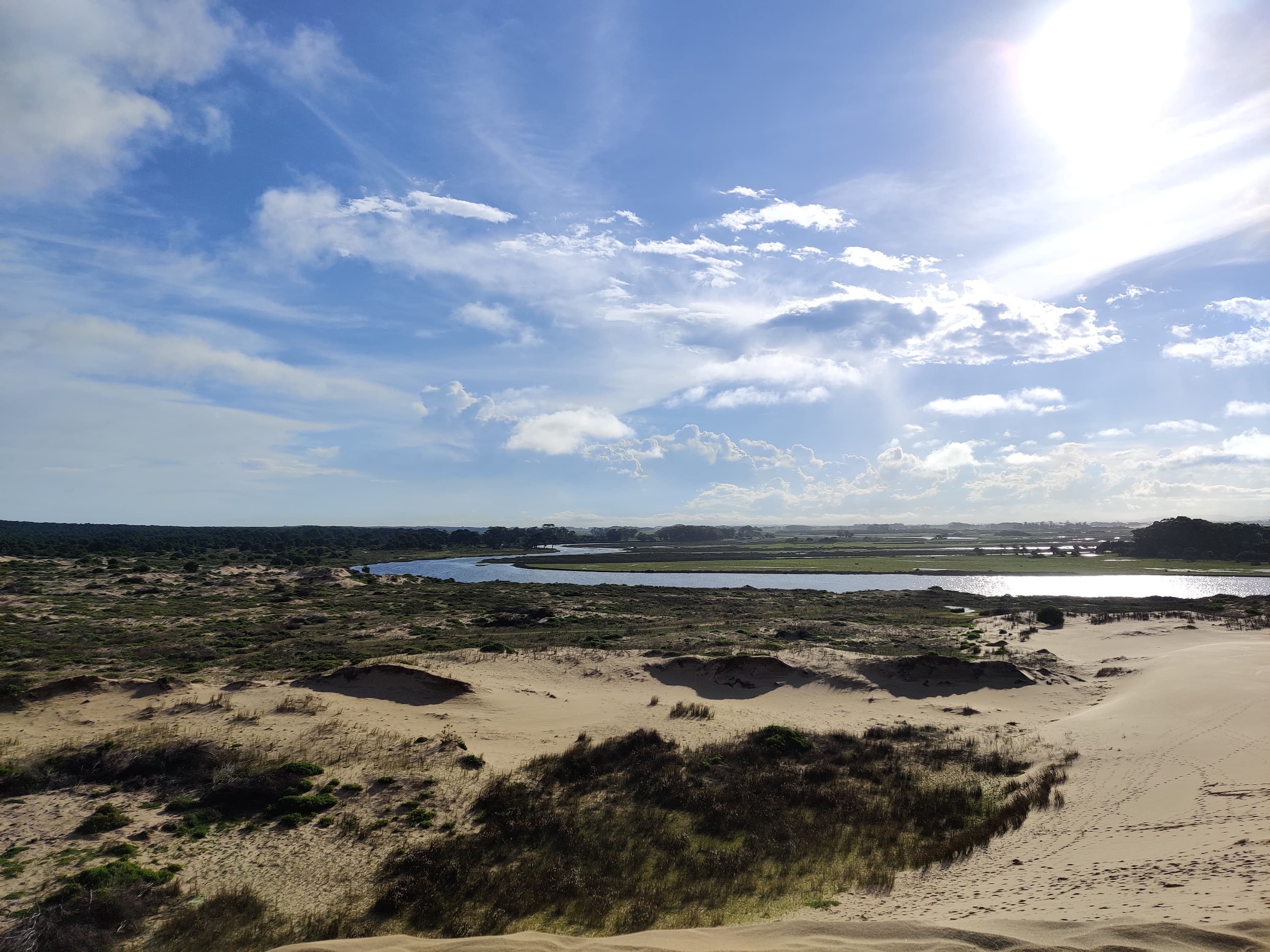 Espacio para foto de paisaje natural